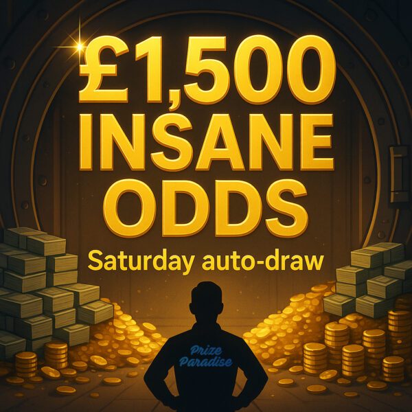 Auto-Draw: £1,500 Tax Free Cash - Insane Odds!