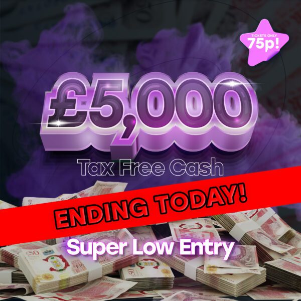 £5,000 Tax Free Cash - Ending Today