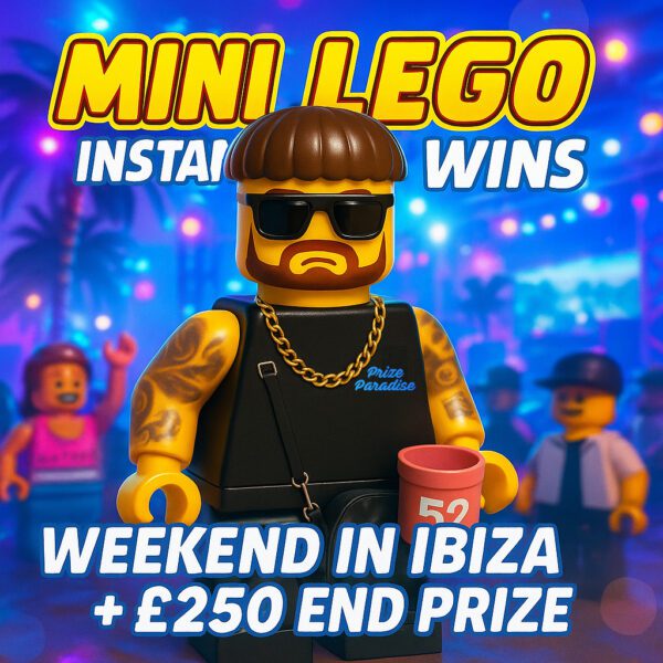Weekend In Ibiza + £250 - LEGO Instant Wins