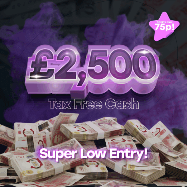 £2,500 Tax Free Cash - Low Entry