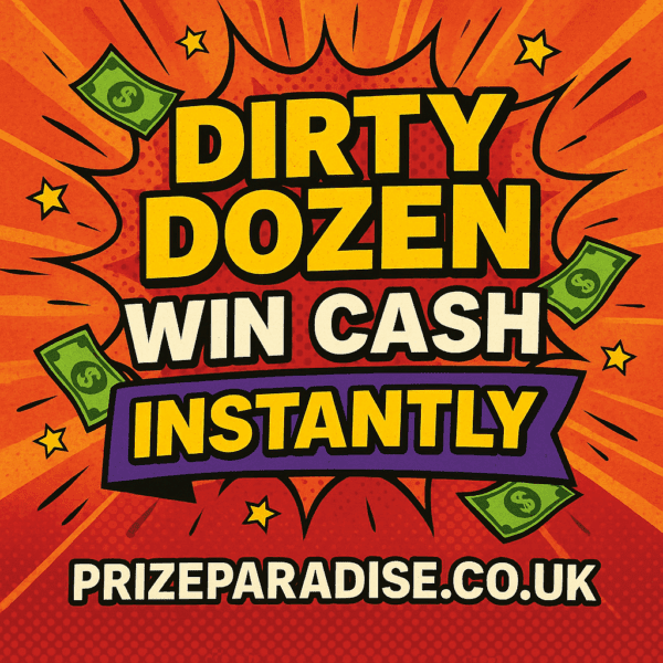 The Dirty Dozen - £1,212 End Prize (Bulk Discount)