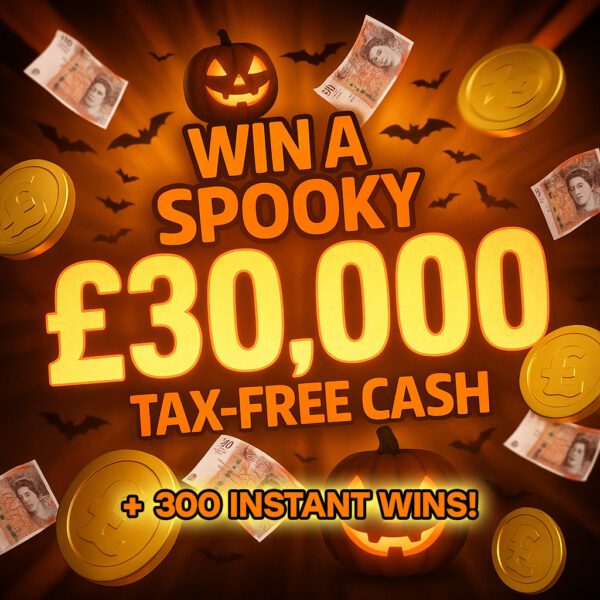Win A Spooky £30,000! Plus £17,000 In Cash Instant Wins!