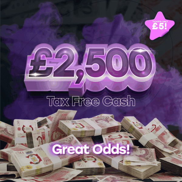 £2,500 Tax Free Cash - Great Odds