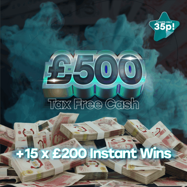 £500 Main Draw - 15 x £200 Instant Wins