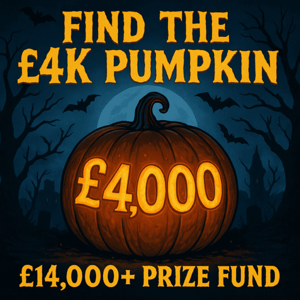 Find The £4,000 Pumpkin - £1,000 End Prize