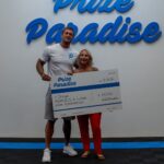 Prize winner visits HQ