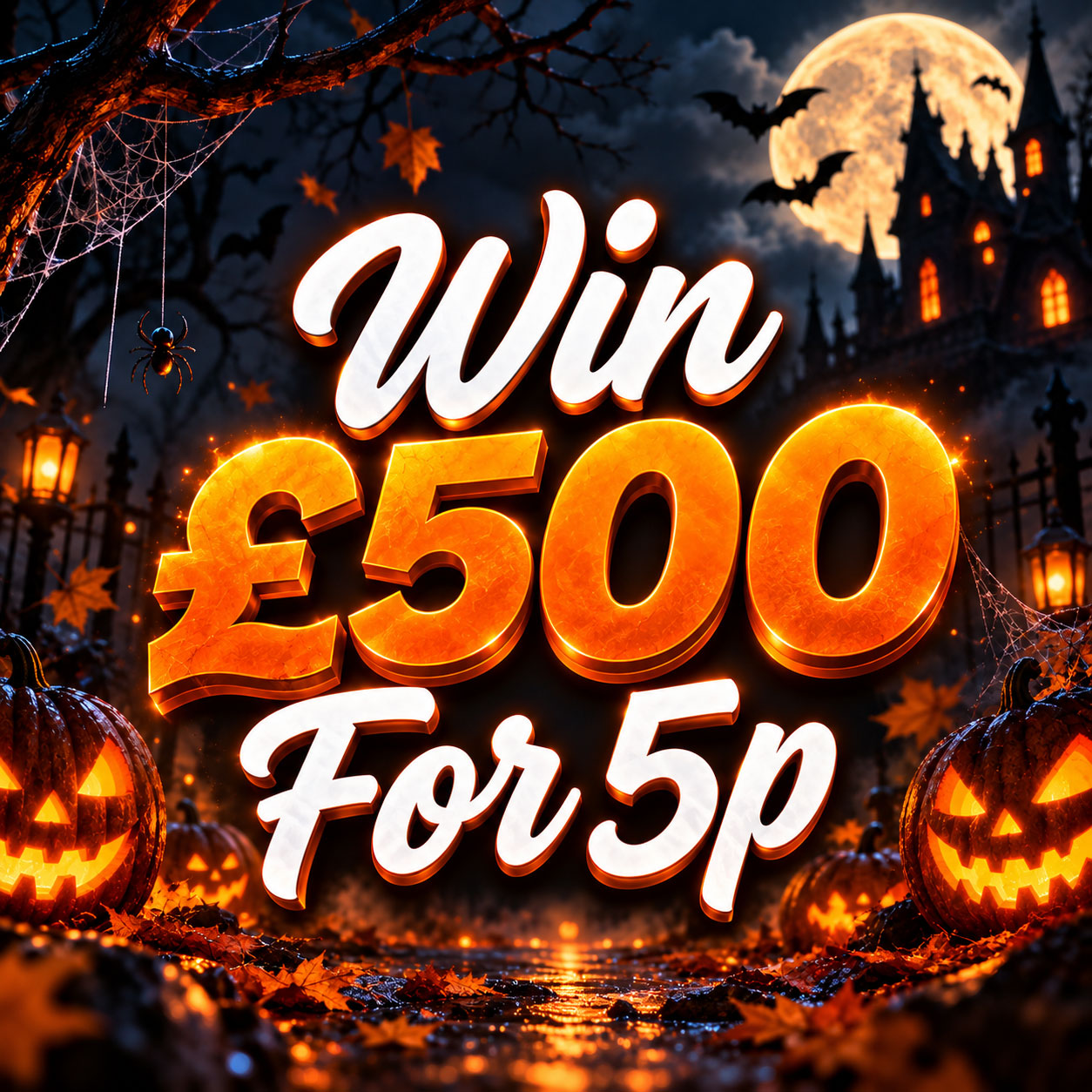 Win £500 For 5p!