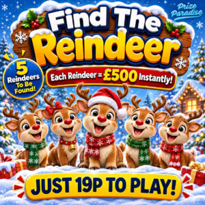 Find The Reindeer – Over £6k In Instant Wins